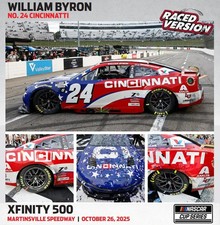 WILLIAM BYRON 2025 MARTINSVILLE WIN RACED VERSION CINCINNATI 1/24 ARC DIECAST picture