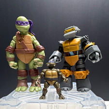 TMNT Action Figure Lot - 2012 Donatello, Metalhead & Vintage 2002 Mini Donatello picture