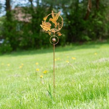 Hummingbird and Lily Garden Stake picture