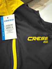 Cressi Skin 1mm Black/Yellow Full Wetsuit Front Zip Size XL MPN WDG050105 picture