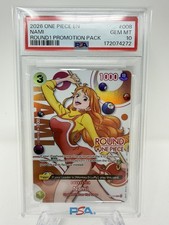 2026 One Piece ROUND1 Promotion Pack #008 NAMI PSA 10 picture
