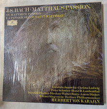 J. S Bach Matthaus-Passion St. Matthews Passion 4 LP Vinyl Set 2561 285 2530 310 picture