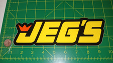 JEGS ORANGE CROWN SINGLE Sticker Decal OLD STOCK ORIGINAL RACING picture