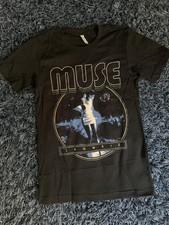 Vtg Muse Rock band Basic Black Unisex T shirt Short Sleeve tee NH28329 picture