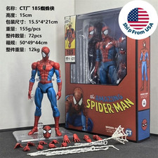 CT Toys MAFEX No.185 SPIDER-MAN CLASSIC COSTUME Ver. 1/12 Action Figure US STOCK picture