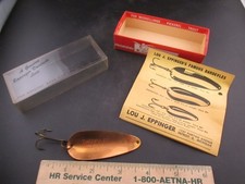 Vintage Original NOS Eppinger Daredevlet Lure 124  In Matching Box NOS Mint picture