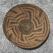 Antique Native American Pima Basket Whirling Logs PLEASE READ INFO picture
