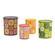 80th Anniversary Tupperware One Touch Canister Set NEW picture