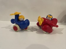 Vintage Rare HTF Lot Of 2 Tolo Seaplane And Helicopter Baby Einstein picture