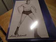 1950s/1960s Exhibit Supply Co. Cards Pro Wrestling Hans Schmidt picture
