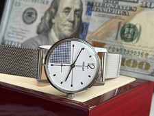 Mechanical Watch White Dial Zim 1990s Russian Men's Pobeda Classic Pilot Soviet picture