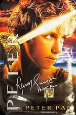Jeremy Sumpter autographed signed inscribed Peter Pan movie poster JSA COA picture