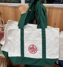 Trader Joe’s Canvas Large Green Shopping Bag Limited Tote New W/Tags Trendy US picture