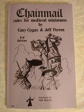 Dungeons and Dragons Origin History Gary Gygax Chainmail Rules Modern Reprint picture