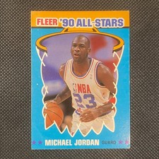 1990-91 Fleer Basketball - Michael Jordan '90 All-Stars #5 Chicago Bulls HOF picture