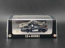 CM Model LBWK Liberty Walk 488 Widebody Matted Black with Carbon 1/64 picture