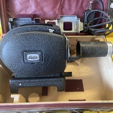 Vintage Ernst Leitz Wetzlar Prado 250 Projector Serial 87138 Wood Case Untested picture