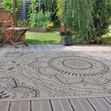 Rugshop Outdoor Rug Portia Oriental Medallion Indoor/Outdoor Rugs Patio Rugs 5x7 picture