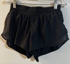 Lululemon Hotty Hot Short II 2.5” Black Running Shorts Size 4 picture