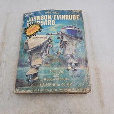 Vintage Johnson Evinrude Outboard 1956-1970 Tune Up And Repair Manual Seloc picture