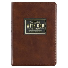 One Minute with God for Men 365 Devotions Brown Faux Leather picture
