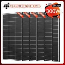 300W 600W 900W 1200W Bifacial N-Type Solar Panel Mono 12V Charger Camp Off-Grid picture