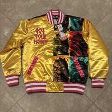 Headgear Classics Wu-Tang Clan Satin Jacket Old Dirty Bastard Yellow Medium picture