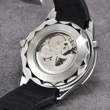 Men's Submariner Diver Automatic Mechanical Watch Silicone Strap Sports picture