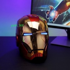 Iron Man 1:1 MK5 Jarvis Deformable Voice Control Wearable Helmet Christmas Mask- picture
