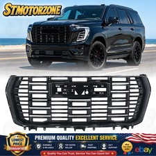 Gloss Black Front Bumper Grille W/Camera For 2025-2026 GMC Yukon Denali 84977529 picture
