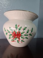 Lenox Holiday Dimension Medium Cachepot picture
