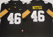 3 Colors 46# George Kittle Iowa Hawkeyes Jersey All Stitched picture
