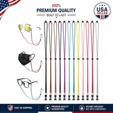 Versatile 12-Piece Colorful Glasses Strap Set - Keep Eyewear Secure Anywhere picture