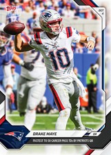 Drake Maye 2026-27 NFL Topps NOW Card 42 Presale picture