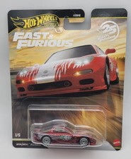Hot Wheels 2026 Premium Fast and Furious 1995 Mazda RX-7 Rare Chase Metallic Red picture