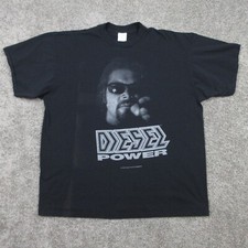 Vintage WWF Shirt Mens 2XL XXL Black Diesel Power Kevin Nash 1995 Titan Sports picture