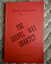 The Gospelway Quartet Special Selections No. 2 Shaped Notes Song Book Quartet picture