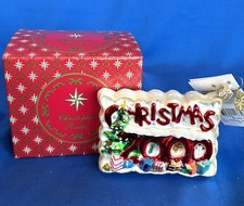 Christopher Radko Postmark 2000 Jr 00-549-0 Christmas Ornament Tag + Radko Box picture