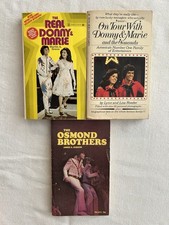 Osmonds Book Lot of 3 (The Real Donny & Marie/On Tour with Donny & Marie) picture