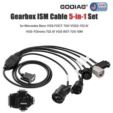 GODIAG Gearbox ISM Cable 5-in-1 Set for Mercedes Benz VGS-FDCT 724/ VGS2-722.8 picture