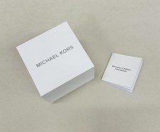 Authentic Michael Kors Watch Box with Pillow & Warranty Booklet picture