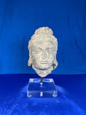 Large 2nd-3rd Century AD Afghanistan Schist Bodhisattva Head picture