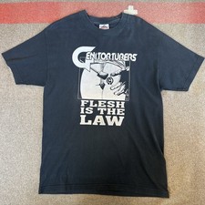 GENITORTURERS VINTAGE FLESH IS THE LAW Classic Black Unisex Cotton T-shirt L097 picture