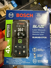 Bosch BLAZE GLM165-27CG Laser Measure 165 ft Range LCD Display Black picture