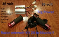Razor 36v E300 mx 350 -READ throttle controller, electrical kit 36 Over Volt Kit picture