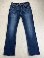 Buckle BKE Aiden Slim Fit Bootcut Jeans Mens 30x32 Bramley Blue Stretch Low Rise picture