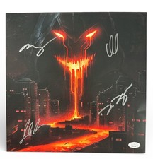 Disturbed Divisive Album Insert Band Signed by 4 Draiman (JSA) picture
