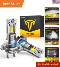 2026 Upgraded H7 light Bulb 40000LM 900% Brighter 6500K White Super Bright, 1... picture