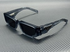 PRADA PR 09ZS 17T08Z Transparent Ocean Grey Men's 54 mm Sunglasses picture