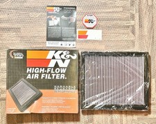 K&N High Flow Replacement Air Filter 33-2286 - Washable & Reusable New picture